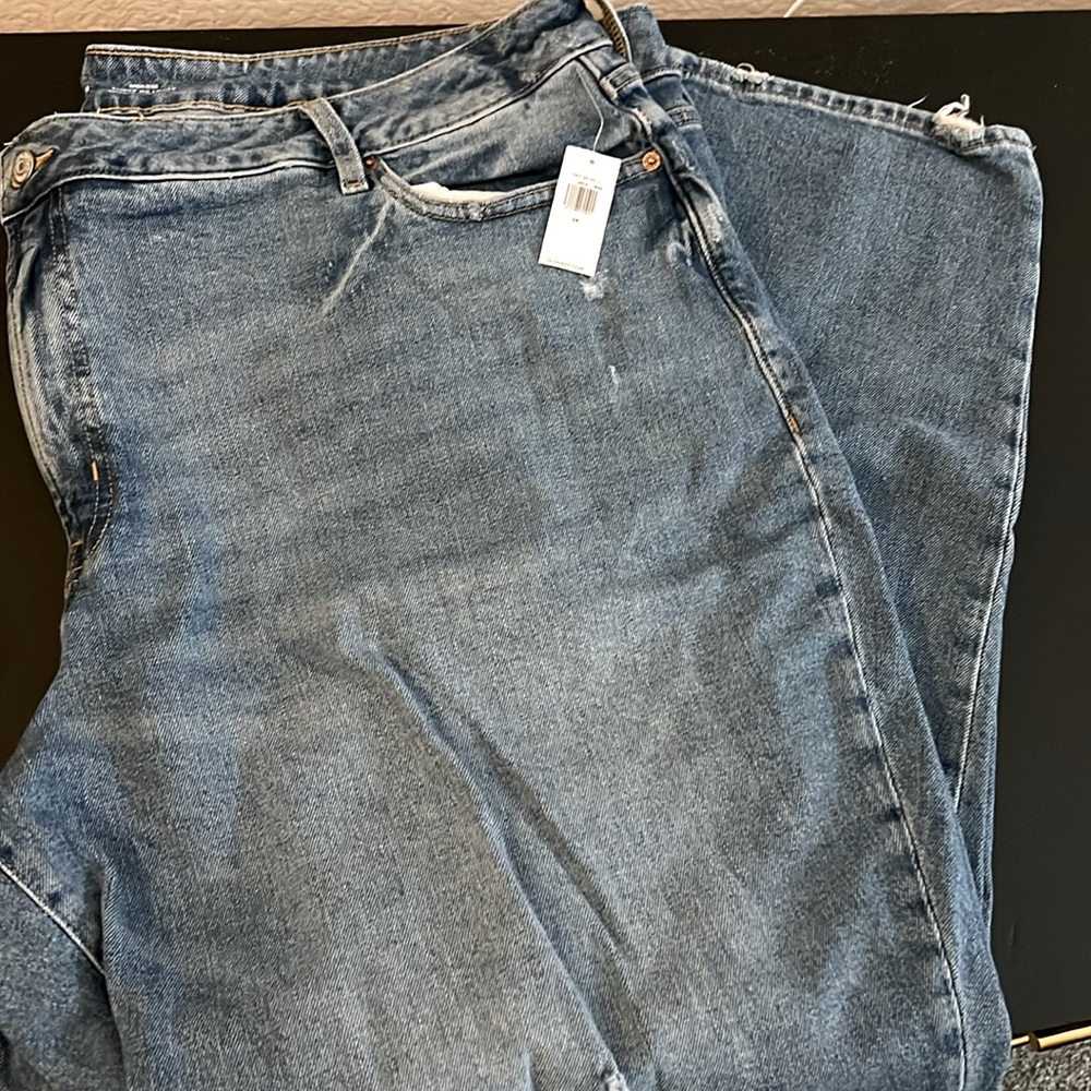 Old navy ripped loose high rise jeans
